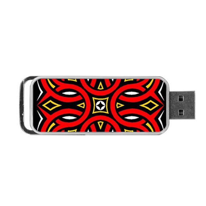 Traditional Art Pattern Portable USB Flash (One Side)