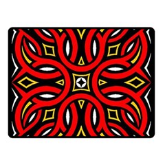 Traditional Art Pattern Double Sided Fleece Blanket (small)  by Amaryn4rt