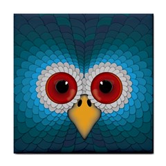 Bird Eyes Abstract Tile Coasters