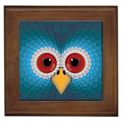 Bird Eyes Abstract Framed Tiles by Amaryn4rt