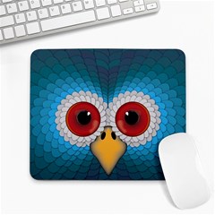 Bird Eyes Abstract Large Mousepads by Amaryn4rt