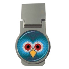 Bird Eyes Abstract Money Clips (round)  by Amaryn4rt