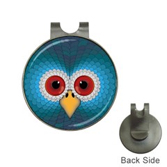 Bird Eyes Abstract Hat Clips With Golf Markers