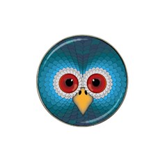 Bird Eyes Abstract Hat Clip Ball Marker