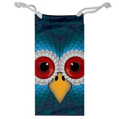 Bird Eyes Abstract Jewelry Bag