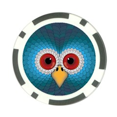 Bird Eyes Abstract Poker Chip Card Guard (10 Pack) by Amaryn4rt