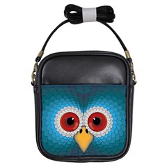 Bird Eyes Abstract Girls Sling Bags by Amaryn4rt