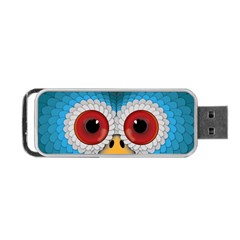 Bird Eyes Abstract Portable Usb Flash (one Side) by Amaryn4rt