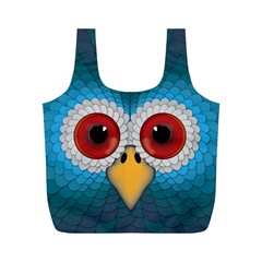 Bird Eyes Abstract Full Print Recycle Bags (m)  by Amaryn4rt