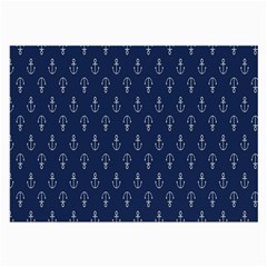 Anchor Pattern Large Glasses Cloth (2-side)