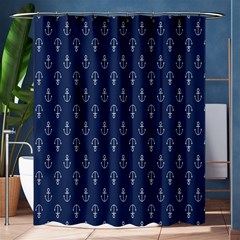 Anchor Pattern Shower Curtain 60  X 72  (medium)  by Amaryn4rt