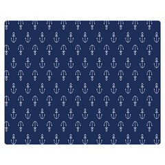 Anchor Pattern Double Sided Flano Blanket (medium) 