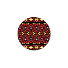 Toraja Traditional Art Pattern Golf Ball Marker (4 Pack) by Amaryn4rt