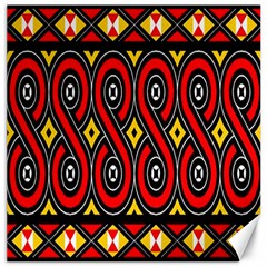 Toraja Traditional Art Pattern Canvas 12  X 12   by Amaryn4rt