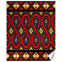 Toraja Traditional Art Pattern Canvas 16  X 20   by Amaryn4rt