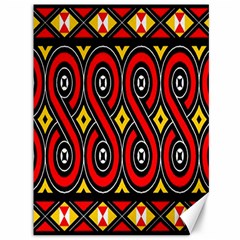 Toraja Traditional Art Pattern Canvas 36  X 48   by Amaryn4rt