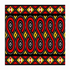 Toraja Traditional Art Pattern Medium Glasses Cloth by Amaryn4rt