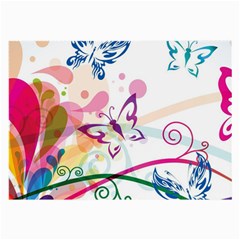 Butterfly Vector Art Large Glasses Cloth