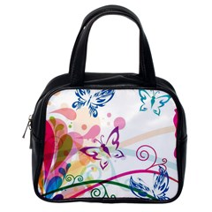 Butterfly Vector Art Classic Handbags (one Side) by Amaryn4rt