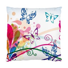 Butterfly Vector Art Standard Cushion Case (two Sides) by Amaryn4rt