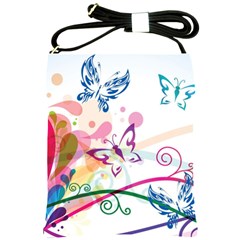 Butterfly Vector Art Shoulder Sling Bags