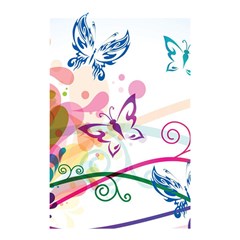 Butterfly Vector Art Shower Curtain 48  X 72  (small)  by Amaryn4rt