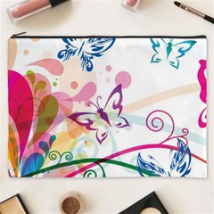 Butterfly Vector Art Cosmetic Bag (xxxl)  by Amaryn4rt