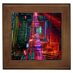 City Photography And Art Framed Tiles by Amaryn4rt