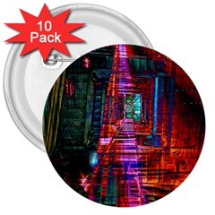 City Photography And Art 3  Buttons (10 Pack)  by Amaryn4rt