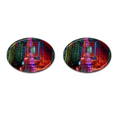 City Photography And Art Cufflinks (oval) by Amaryn4rt