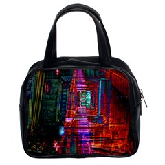 City Photography And Art Classic Handbags (2 Sides) by Amaryn4rt