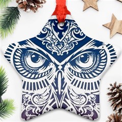 Owl Ornament (star) by Amaryn4rt