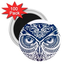 Owl 2 25  Magnets (100 Pack)  by Amaryn4rt