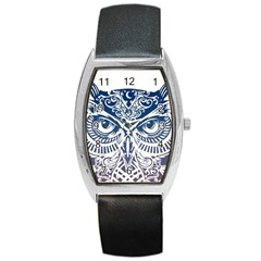 Owl Barrel Style Metal Watch by Amaryn4rt