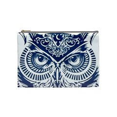 Owl Cosmetic Bag (medium)  by Amaryn4rt