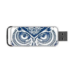 Owl Portable Usb Flash (two Sides) by Amaryn4rt