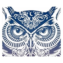 Owl Double Sided Flano Blanket (small)  by Amaryn4rt