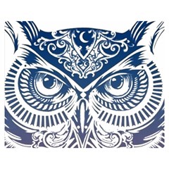 Owl Double Sided Flano Blanket (medium)  by Amaryn4rt