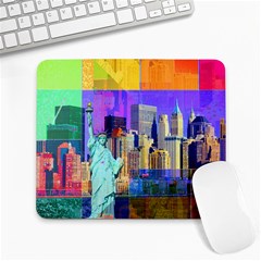 New York City The Statue Of Liberty Large Mousepads by Amaryn4rt