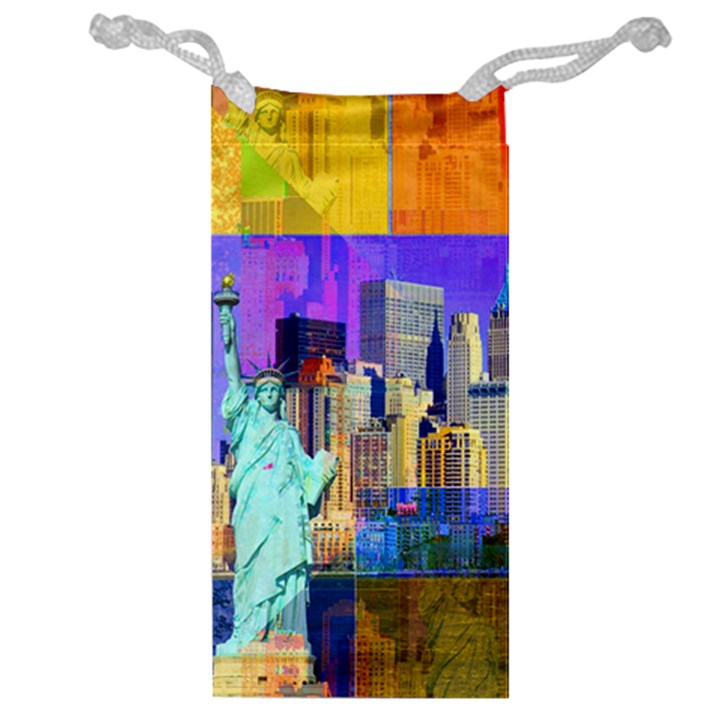 New York City The Statue Of Liberty Jewelry Bag