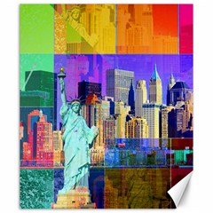 New York City The Statue Of Liberty Canvas 20  X 24   by Amaryn4rt