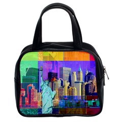 New York City The Statue Of Liberty Classic Handbags (2 Sides)