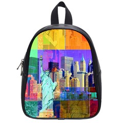 New York City The Statue Of Liberty School Bags (small)  by Amaryn4rt