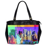 New York City The Statue Of Liberty Office Handbags (2 Sides)  Front