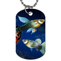 Marine Fishes Dog Tag (one Side)