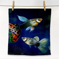 Marine Fishes Face Towel