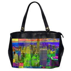 New York City Skyline Office Handbags (2 Sides)  by Amaryn4rt