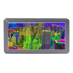 New York City Skyline Memory Card Reader (mini) by Amaryn4rt