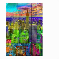 New York City Skyline Small Garden Flag (two Sides) by Amaryn4rt