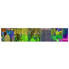 New York City Skyline Flano Scarf (small) by Amaryn4rt